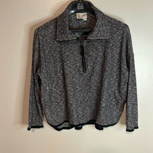 Anthropologie half-zip knit  pull over sweater size small in great condition